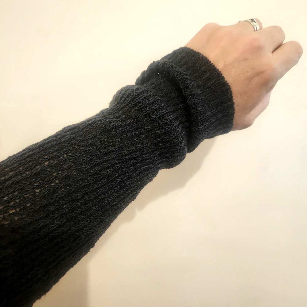 Eileen Fisher Linen Blend Knit Open Cardigan - Picture 5 of 6